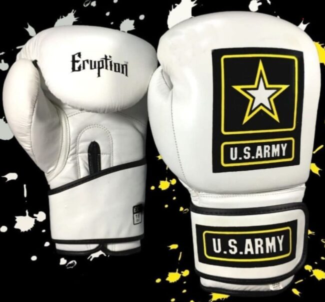US Army Boxing Gloves made by Eruption Boxing