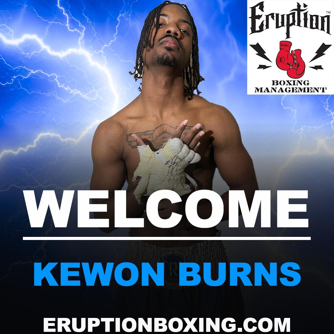 Kewon Burns Pro Boxer Signed 02/11/2026
